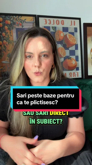 Când ai experiență de mulți ani într-un domeniu, bazele…