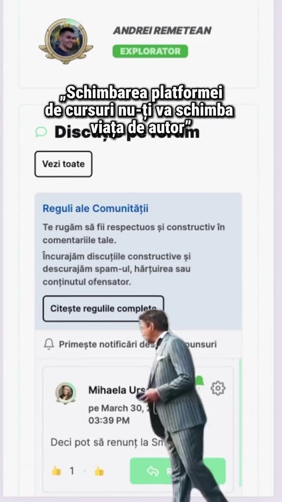 Când îți muți cursul pe Scoala Mea și, brusc, nu mai faci suport pe W...
